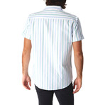 Martin Vertical Striped Shirt // White (M)