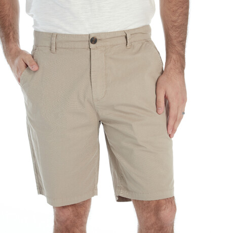 Adan Twill Short // Tan (30)