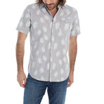 Andy Printed Slub Shirt // Armor Gray (L)