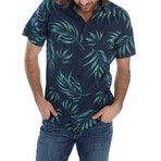 Jesse Floral Shirt // Navy (S)