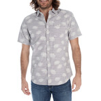 Andy Printed Slub Shirt // Armor Gray (M)