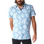 Spencer Floral Shirt // Blue (XS)