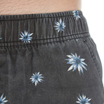 Miles Swim Trunk // Black (L)