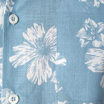 Spencer Floral Shirt // Blue (XL)