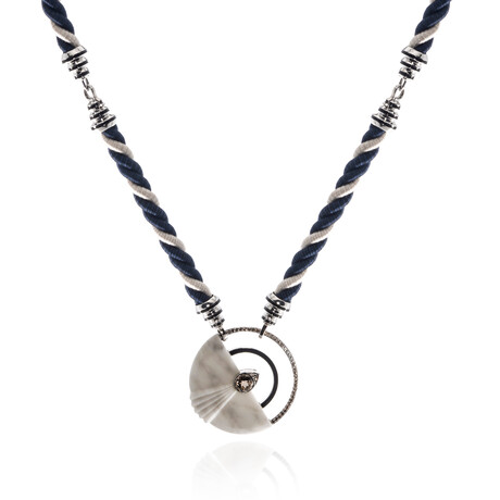Lalique // Mockingbird 18k White Gold Diamond Necklace // 26" // Store Display