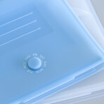 Medium Sandwich ZipBag // 2 Complete Sets (Clear Frost)