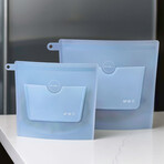 Large Everything ZipBag // 2 Complete Sets (Clear Frost)