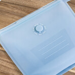 Medium Sandwich ZipBag // 2 Complete Sets (Clear Frost)