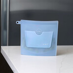 Medium Sandwich ZipBag // 2 Complete Sets (Clear Frost)