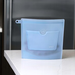 Large Everything ZipBag // 2 Complete Sets (Clear Frost)