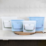 Large Everything ZipBag // 2 Complete Sets (Clear Frost)