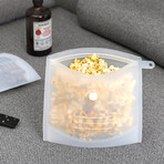 Medium Sandwich ZipBag // 2 Complete Sets (Clear Frost)