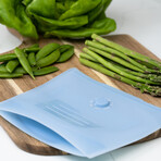 Medium Sandwich ZipBag // 2 Complete Sets (Clear Frost)