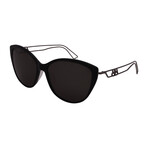 Balenciaga // Women's BB0057SK-001 Sunglasses // Black + Gray