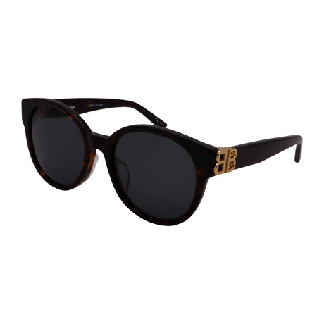 Balenciaga // Women's BB0134SA-002 Sunglasses // Gold + Green