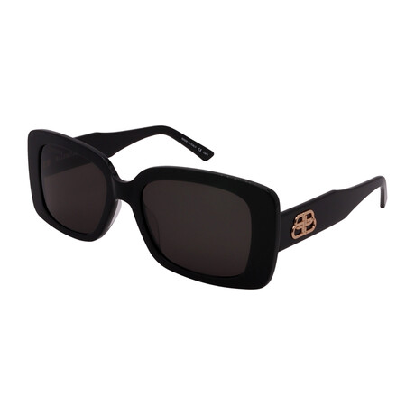 Balenciaga // Women's BB0048S-001 Sunglasses // Black + Gray