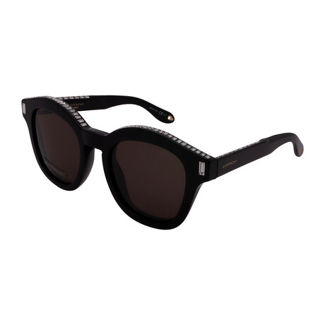 Givenchy // Unisex 7070-S-7C5 Sunglasses // Black Crystal + Brown