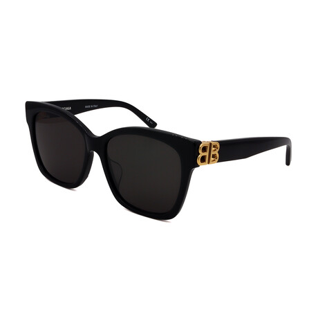 Balenciaga // Women's BB102SA-001 Sunglasses // Gold + Gray