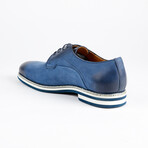Berlina Nubuck Lace Up Shoe // Blue (Euro: 43)