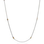 Konstantino // Artemis Sterling Silver + Garnet Necklace // 34" // Store Display