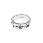 Gucci // Ghost Sterling Silver Ring // Ring Size 3.5 // Store Display