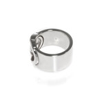 Gucci Silver Britt Sterling Silver Ring // Ring Size 4 // Store Display