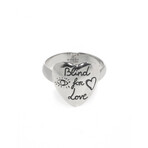 Gucci // Blind For Love Sterling Silver Ring // Ring Size 4.25 // Store Display
