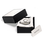 Gucci // Ghost Sterling Silver Ring // Ring Size 4.75 // Store Display