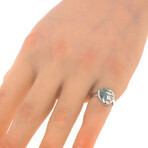 Gucci // Blind For Love Sterling Silver Ring // Ring Size 4.25 // Store Display