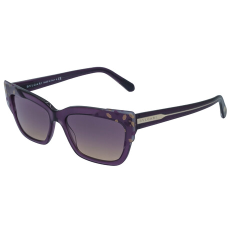 Bulgari // Women's BV8219-545970 Sunglasses // Violet + Yellow Gradient ...