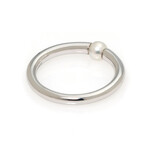 Mimi Milano Nagai Sirenette 18k White Gold + Pearl Ring // Ring Size 6.5 // Store Display