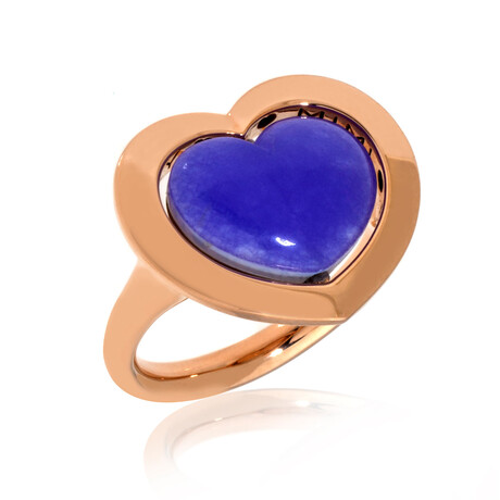 Mimi Milano Giulietta E Romeo 18k Rose Gold + Quartzite Ring // Ring Size 6.75 // Store Display