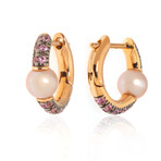 Mimi Milano Nagai Sirenette 18k Rose Gold + Pearl Earrings II // Store Display