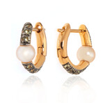 Mimi Milano Nagai Sirenette 18k Rose Gold + Pearl Earrings I // Store Display
