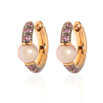 Mimi Milano Nagai Sirenette 18k Rose Gold + Pearl Earrings II // Store Display