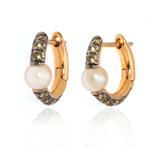 Mimi Milano Nagai Sirenette 18k Rose Gold + Pearl Earrings I // Store Display