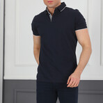 Duval Polo Shirt // Dark Blue (Medium)