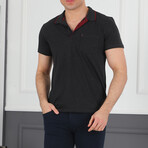Frison Polo Shirt // Anthracite (Medium)