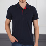 Frison Polo Shirt // Dark Blue (Medium)