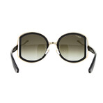 Women's's SF719S-001 Round Sunglasses // Black