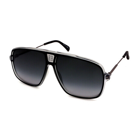 Givenchy // Men's 7138-S-06W Sunglasses // Black + Gray Gradient