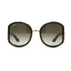Women's's SF719S-001 Round Sunglasses // Black