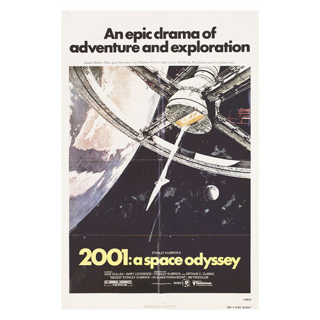 2001: A Space Odyssey R1980 U.S. One Sheet Poster