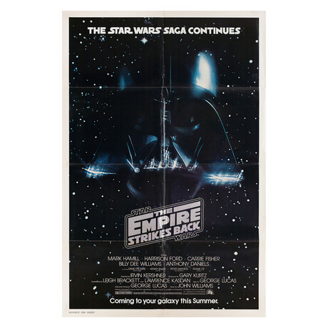 The Empire Strikes Back 1980 U.S. One Sheet Poster
