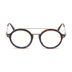 Men's Blue Light Blocker Round Optical Frames // Dark Havana