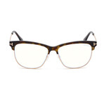 Men's Blue Light Blocker Clubmaster Optical Frames // Dark Havana Gold