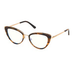 Women's Blue Light Blocker Cat Eye Optical Frame // Vintage Havana