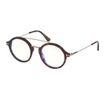 Men's Blue Light Blocker Round Optical Frames // Dark Havana