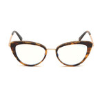 Women's Blue Light Blocker Cat Eye Optical Frame // Vintage Havana