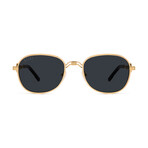Unisex St Michael Sunglasses // Gold + Black